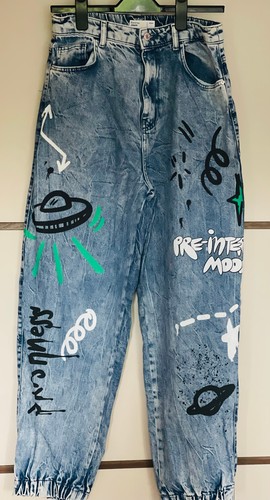 Bershka graffiti baggy - bershka,