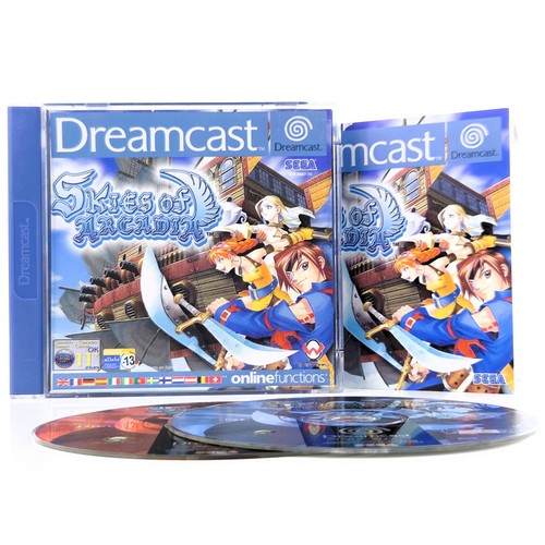 Sega dreamcast skies of - sega,