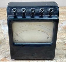 H&B altes Messinstrument Voltmeter von Hartmann & Braun