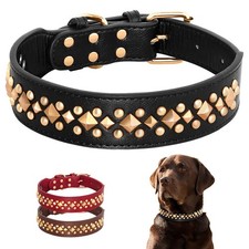 Hundehalsband lederhalsband - hundehalsband,