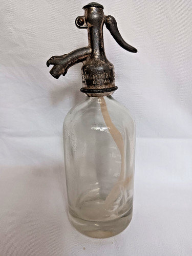 Antike sodaflasche siphon - sodaflasche,