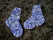 Strick Baby-Socken / Schuhe für 3-6 Monate Neu selbstgestrickt Tolles Geschenk