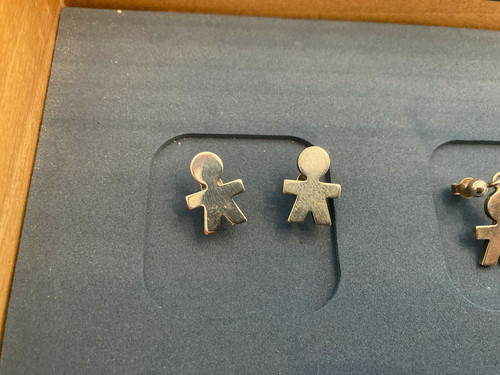 Alessi ohrstecker mann - alessi,