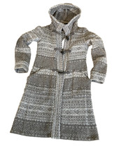 Strick mantel duffelcoat mit - strick,