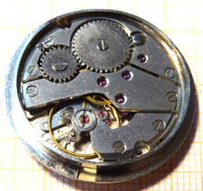 Älteres gebrauchtes Handaufzug Werk Ordiam Parrenin 60A defekt Unruhe OK XX12