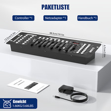192 Kanäle DMX-512 Controller-Konsole für DJ Disco Bar Party mit Bühnenlichtlase