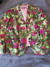 Damen Seiden Blazer Cinque in Rosenoptik Gr. 42 , Neu