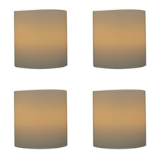 4 LED Echtwachskerze Kerze