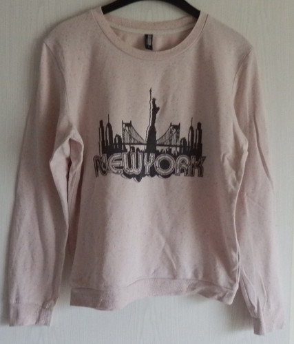 Pullover rosa bunt - in,