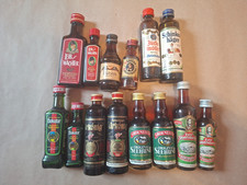 14 unterschiedliche Magenbitter Spirituosen Miniaturen, alte Raritäten 