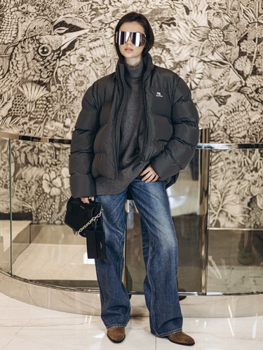 Balenciaga oversized puffer - oversized,
