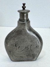 Antik Zinn Zinnflasche 1816