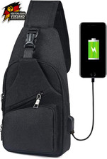 Brusttasche mit usb - mit, usb-aufladung