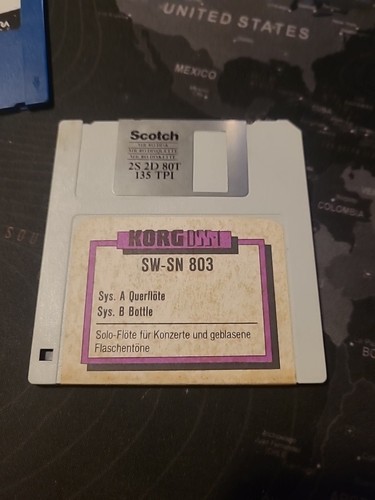 Korg d55 diskette - korg, d55-1