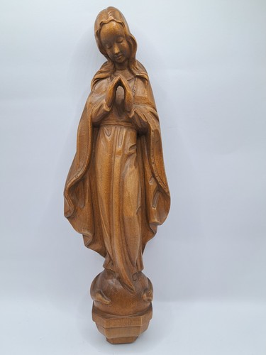 Vintage madonna aus holz - madonna,