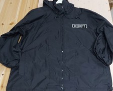 Security Regenjacke Nässeschutz Mit Abnehmbaren Klettschild Gr.XL Abverkauf Sale