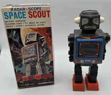 Radar Scope Space Scout Roboter Japan 60er Jahre mit OVP Vintage 23cm