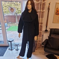 KID MOHAIR CATSUIT OVERALL BODY COWLNECK HAND MADE schwarz M Unikat  NEU 