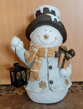 Dekofigur Schneemann mit