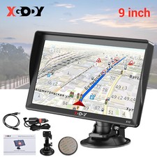 9'' LKW PKW GPS Navigationsgerät Auto Navi EU Karte Wohnmobile POI Blitzer XGODY