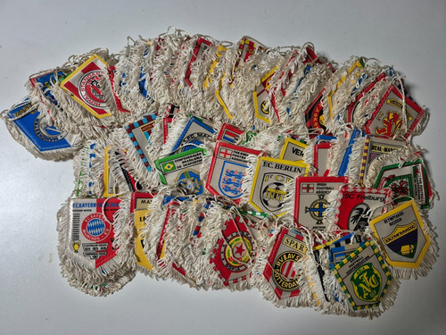 Fußball wimpel 8x10cm - wimpel,