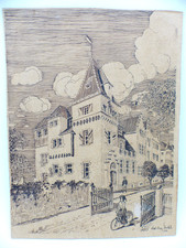 Original Zeichnung Studentika