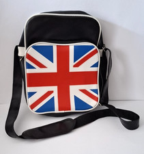 Tasche Union Jack Messenger Bag Crossbody PU Leder Außentasche 37x30cm Flagge UK
