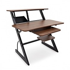 BWARE modul Vierstöckiger Studio-Schreibtisch, Nussbaum