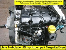 Motor F8Q816 Renault Scenic 1.9 dCi FAP JM 12 Monate Garantie Sofortversand