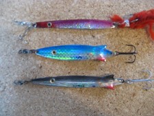 3 Stück Meerforellen/Hornecht Blinker 22-30g gebraucht