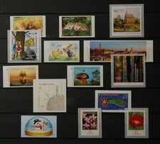 BUND selbstklebende Briefmarken 2014 komplett, postfrisch, auf Trägerfolie