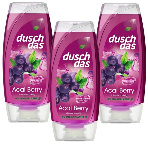225ml duschdas acai berry - 3x,