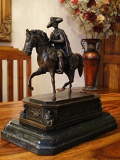 Bronze marmor statue friedrich - bronze,