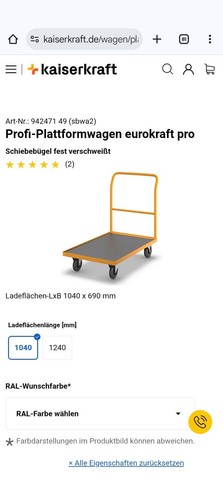 Kaiserkraft plattformwagen - kaiserkraft,