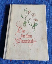 Das sehr kleine Blumenbuch, altes Buch mit feinen Zeichnungen, Gretel Kühne