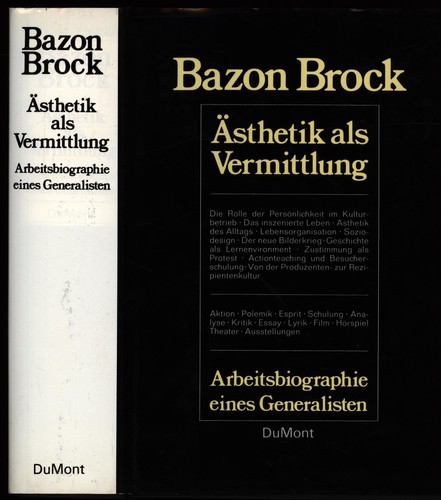 Brock ästhetik als - brock,,
