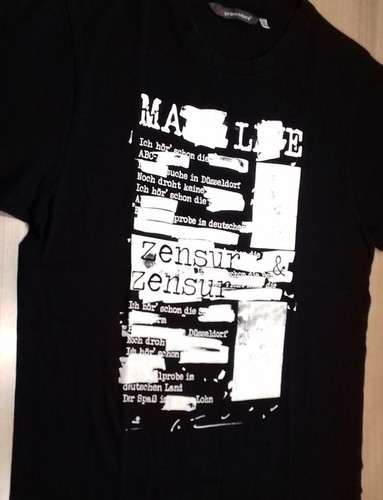 Male zensur punk shirt - male, zensur...