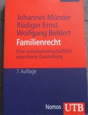 Familienrecht: Eine sozialwissenschaftlich orientierte Darstellung, Münder etc