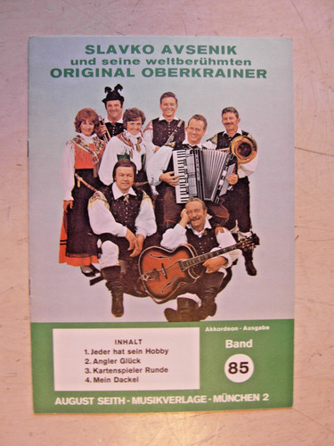 Akkordeonnoten slavko avsenik - akkordeonnoten,