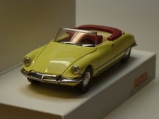 Brekina Citroen DS Cabrio, Sonderfarbe hellgelb, offen - 14232 - 1:87