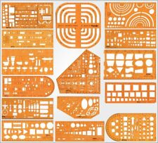 ROTRING Zeichenschablonen Technisches Zeichnen Schriftschablone Ellipsen Elektro