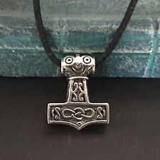 Thors Hammer Silber 925 Anhänger Mjölnir Kettenanhänger Wikinger Kette