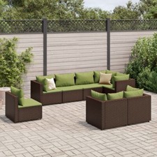 8-tlg. Garten-Lounge-Set mit