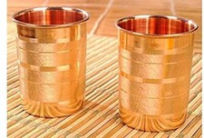 100% Reines Kupfer Glas