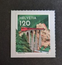 Schweiz Landwasserviadukt/Albulabahn postfrisch, bitte Artikelbeschreibung lesen