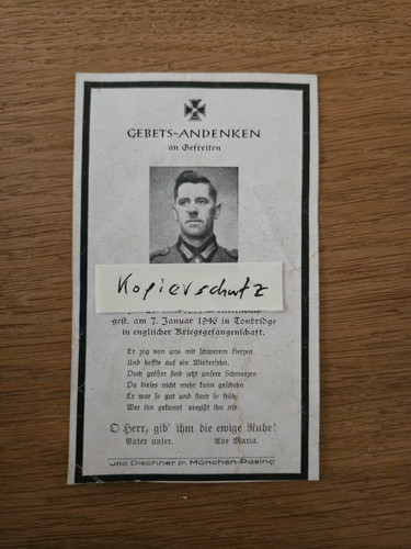 Sterbebild soldat ii - sterbebild,