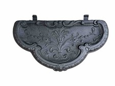 Aschefänger antik Ofenvorleger Glutfänger für Gründerzeit Kanonenofen Gusseisen