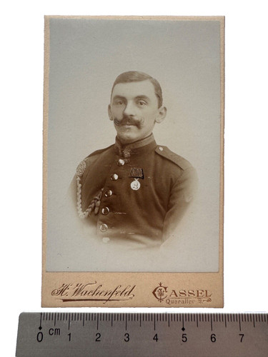 Cdv foto soldat portrait - foto,