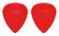 Richard Z. Kruspe Signatur Roter Geformter Gitarrenplektrum - 2016 Tour