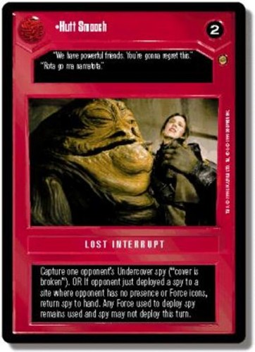 Hutt smooch star wars ccg - wars,